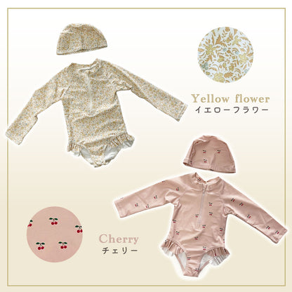 長袖ワンピース水着