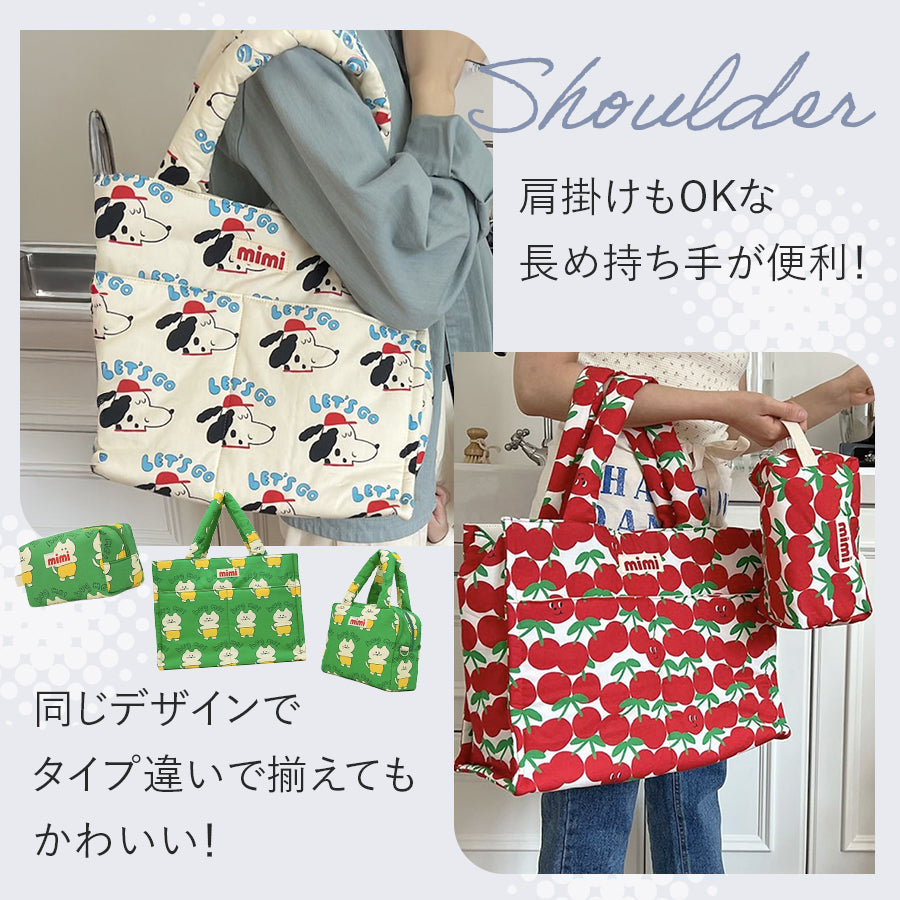 総柄カラフルバッグ