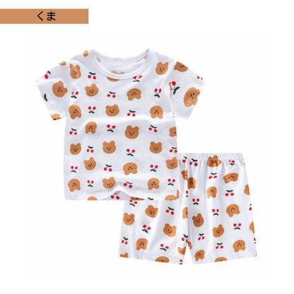 キッズ半袖メッシュパジャマ