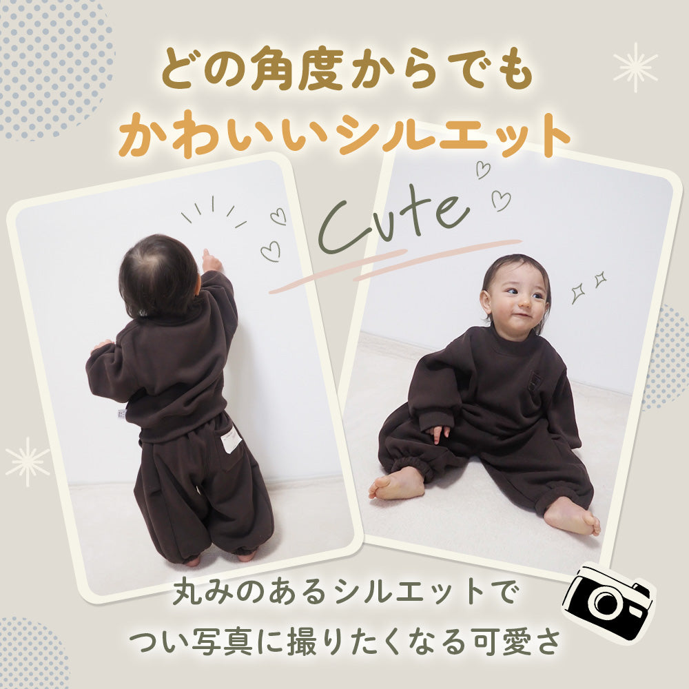 キッズスウェットセットアップ