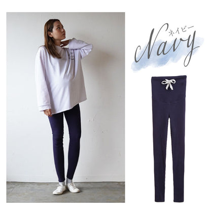 リブマタニティレギンス